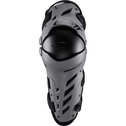 Leatt Dual Axis Grijze Knie- en Scheenbeschermers - Kniebrace