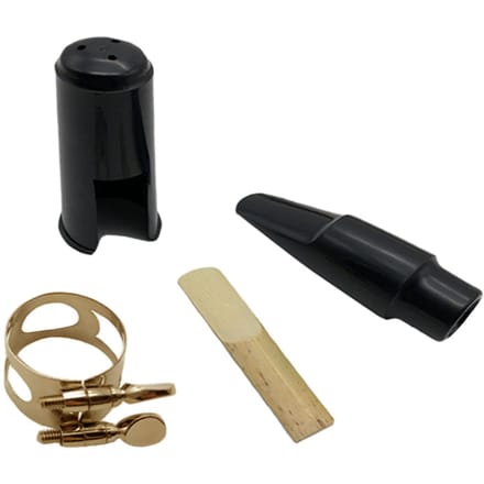 Platte E Altsaxofoon Beschermhoes Ligatuur Sluiting Hoes Mondstuk Riet Accessoire black