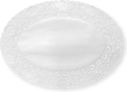 250 st. 250st. Ovale Taartranden - Wit,  17 x 24 CM
