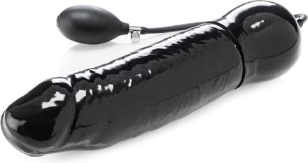 Inflatable solid gargantula dildo