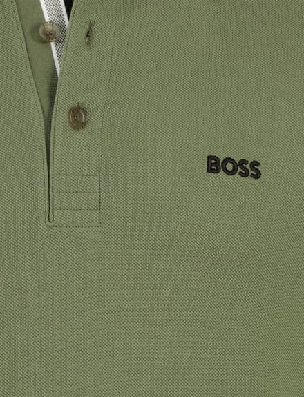 Poloshirt Boss Green Paddy groen regular fit met logo