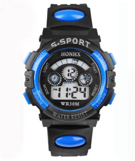 Kinderhorloge S-Sport Ø 30 mm - Blauw - Kunststof