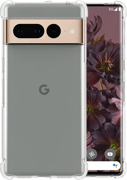 Hoesje geschikt voor Google Pixel 7 Pro - Shockproof Transparant Back Cover Case