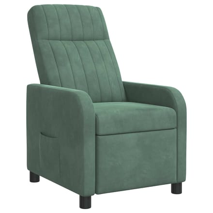 vidaXL - Recliner - Zeegroen - fluweel