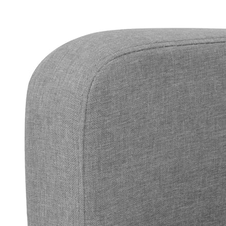 vidaXL - Tweezitsbank - 135x65x76 - cm - lichtgrijs