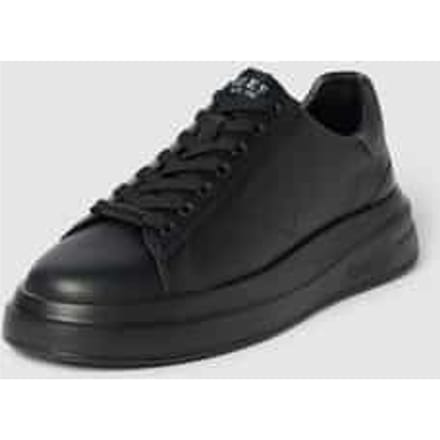 Sneakers met leren patches, model 'ELBA'