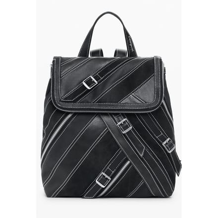 Desigual vrijetijdsrugzak rugzak Fibonacci Hampton Mini Backpack Black zwart