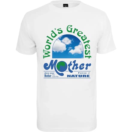 Mister Tee - Mother Nature Day Unisex T-shirt - L - Wit