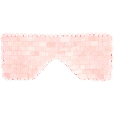 Masque pour les yeux en pierre de jade rafraîchissant pour dormir Masque pour les yeux de thérapie par le froid Masseur de traitement pour les yeux Améthyste white