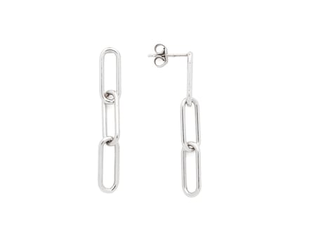Glow - 106.1431.00 - Oorhangers - Zilver - Gerhodineerd - 40mm x 6mm