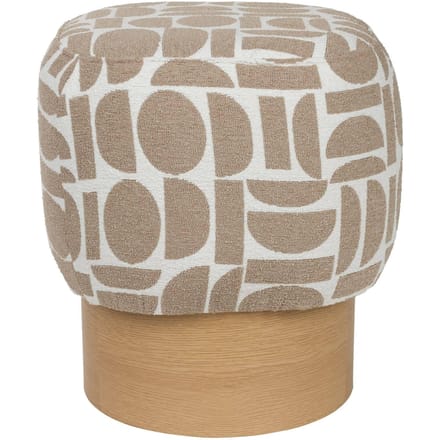 Housecraft Living Cyril Poef/ Krukje Vierkant Beige