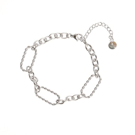 Go Dutch Label Armband schakel Zilver B1709-1