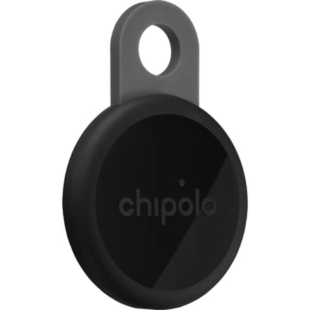 Chipolo LOOP – Bluetooth Tracker & KeyFinder – Oplaadbaar & Waterdicht - Compatibel met Apple Find My & Google Find Hub – 125 dB – Charcoal - 1 Pack