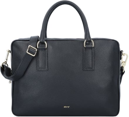 abro Adria Handtas Leder 37.5 cm - Dames - black-gold