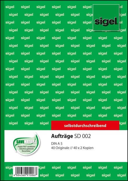 SD002 - 120 sheets - A5 - Green