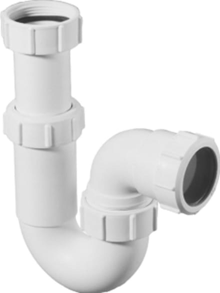 McAlpine buissifon PP model S 1 1/4x32mm - wit (0052300)