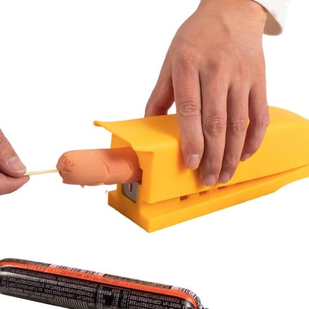 Snijmachine - Keukenhulp - Voedsel Bereiden - Veelzijdig Gebruik - 26x7x7 cm - Geel