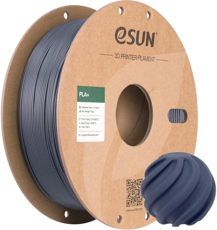 eSUN PLA+ Betongrijs / Concrete grey - 1 kg - 1.75 mm - 3D printer en 3D pen filament