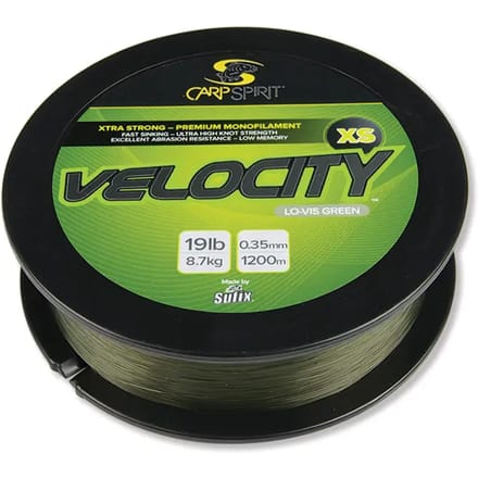 Monoﬁlament Carp Spirit Velocity Green 1200 m