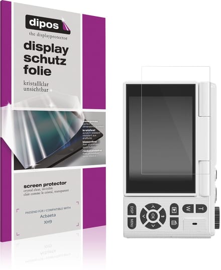 dipos – 4x Beschermfolie geschikt voor Acbaeta XH9 | Krasbestendige & heldere Screenprotector Ultra-Thin