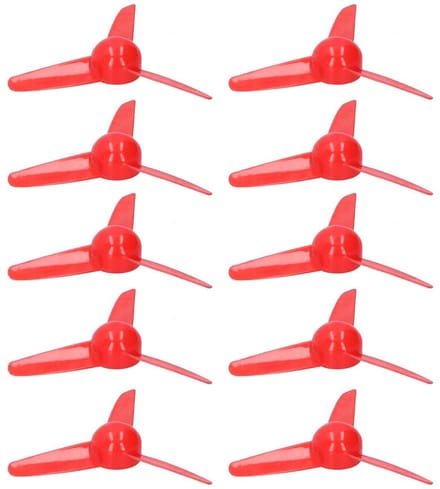 Drieblads propeller van 70 mm voor RC boten - Plastic accessoires voor modelbouw en DIY speelgoed met 2 mm gat