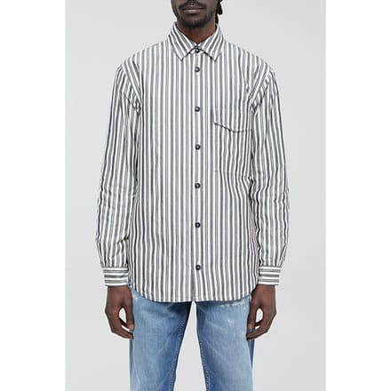 Closed  Men Relaxed Button Down Shirt Dark Night Taglia: XL | Camicie Casual Outlet | Uomo | Nero