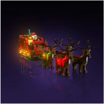 LMB 2.0 - Verlichtingsset geschikt voor LEGO® Kerstman’s Slee 40499