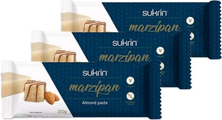 Sukrin | Marsepein | 3 stuks | 3 x 200g