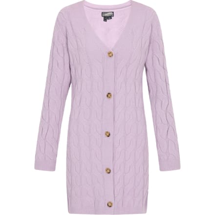 Dreimaster Vest Dames lavendel melange