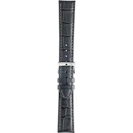 Morellato PMX191BOLLE  IG Horlogebandje - Leer - Grijs - 18 mm