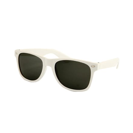 LOUD AND CLEAR® - Heren Zonnebril - Dames Zonnebril - Gekleurde Zonnebril - Wit - UV400