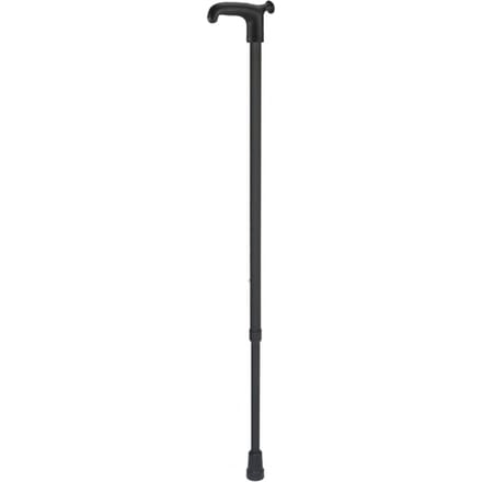 Wandelstok Able2 soft recht handvat zwart