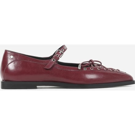 Bronx Laur-ynn Low Shoe Winter Oxblood Maat: 37 | Ballerina's Outlet | Dames