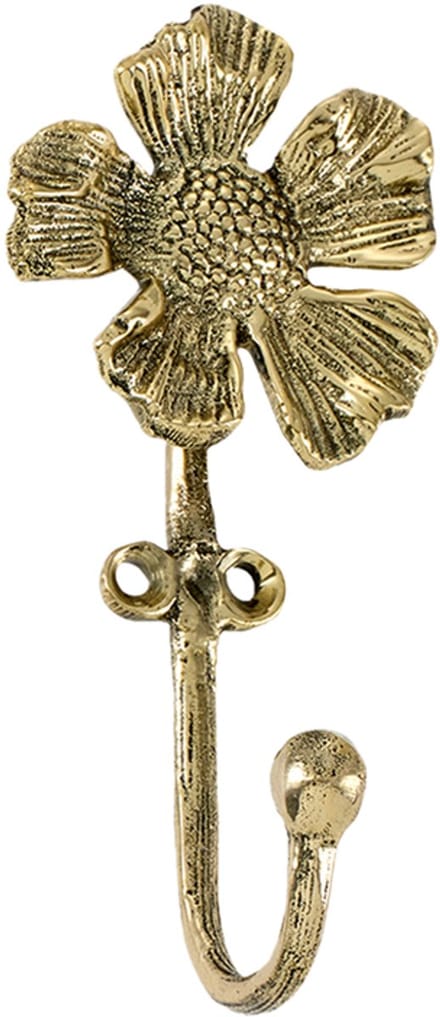 Doing Goods Cherry Blossom Hook - Gold Shiny