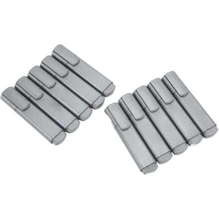 10 Pièces Surligneur Couleur Métallique Inodore Couleur Uniforme Design Ergonomique Repousse les Taches Inaltérable gray