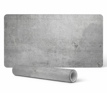 Vinyl bureauonderlegger met stijlvolle betonstructuurprint 90x45 cm
