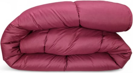 Dekbed bedrukt 240x220cm Effen Bordeaux/Blauw (dubbelzijdig bedrukt)