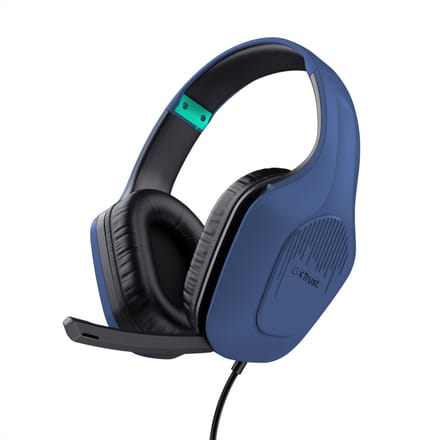 Trust GXT 415B Zirox - Gaming Headset - Bedraad - 50mm Drivers - Over-ear - Blauw