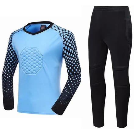 Kindervoetbal Keepersuniform Set Gantry Shirt Voetbaluniform Keepersuniform Voetbaltrainingsuniform Jersey 2XL