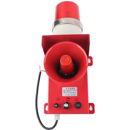 Waterdichte Industrie Veiligheid Geluid en Licht Sirene Waarschuwingsstem Alarm Hoorn Zoemer red