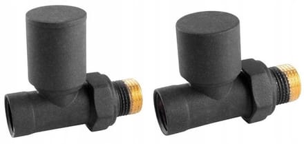 Idmar Opticomfort Serie - Radiatorventielset - Antraciet - ½" - Mosië
