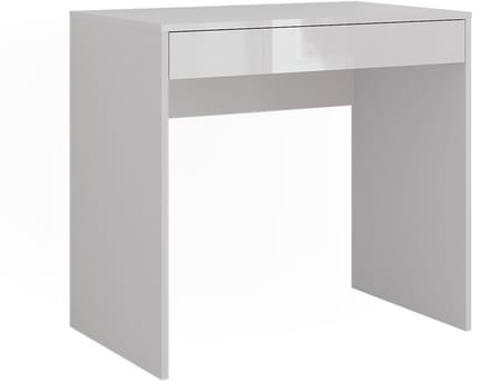 Vicco Sherry Kaptafel – 81.4 cm Wit/wit hoogglans