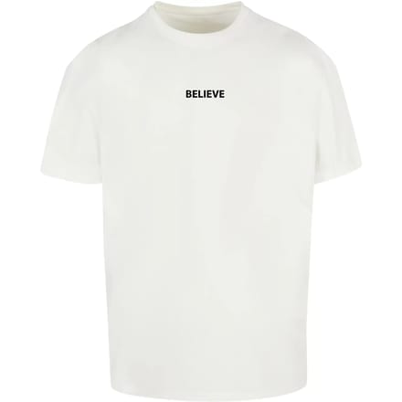Oversized T-shirt Merchcode Believe Front Heavy