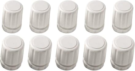 Handwielschakelaar - Radiatorventiel knop - Temperatuur regelen - M30 x 5 schroefdraad - 10 stuks - Wit