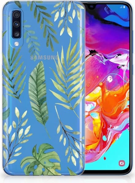 Samsung Galaxy A70 TPU Case Leaves