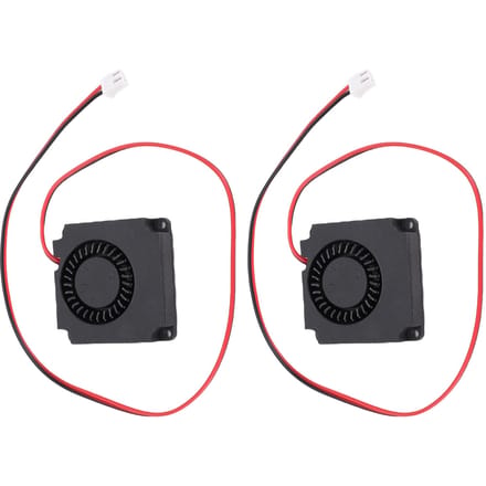 2 stuks 3D-printer moederbord koelventilator vervanging voor FlashForge AD 5M PRO 3D-printer 4010 dubbel kogelgelagerde ventilator black