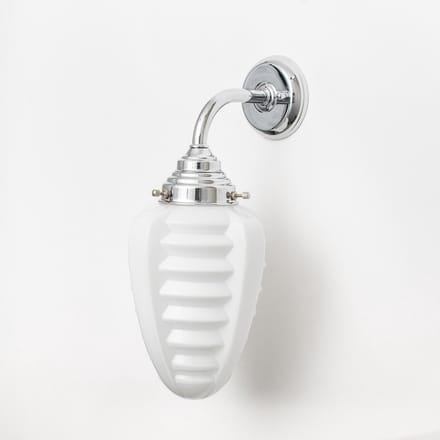 Wandlamp Parole Curve Chroom - Art Deco Trade
