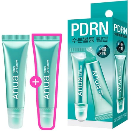 [Anua] Sérum Lèvres Hydratant à l'Acide Hyaluronique et PDRN Double Set 10 ml × 2 10ml × 2 blue