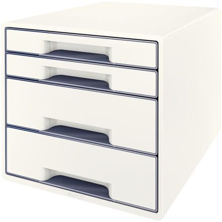 Leitz WOW Cube 5213 5213-20-01 Ladebox Wit 4 x DIN A4 Aantal lades: 4