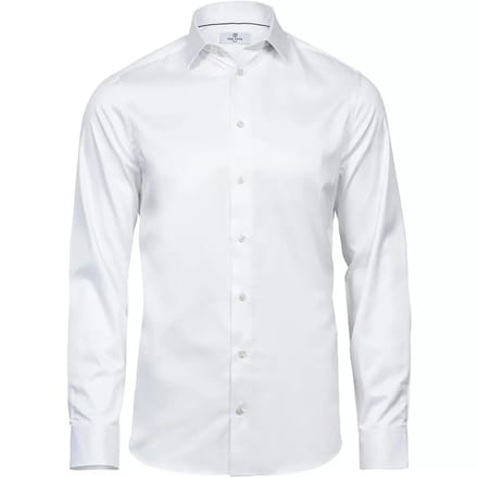 Tee Jays - Luxury Shirt Slim Fit - White maat S